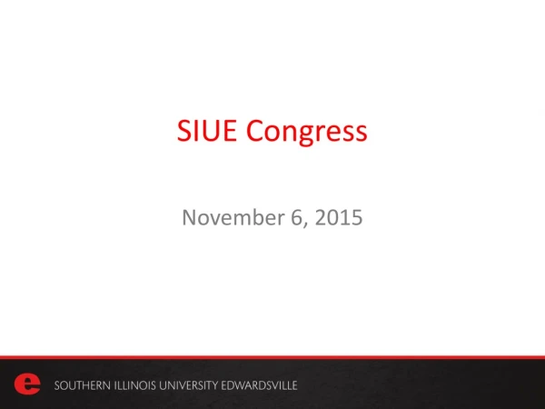 SIUE Congress