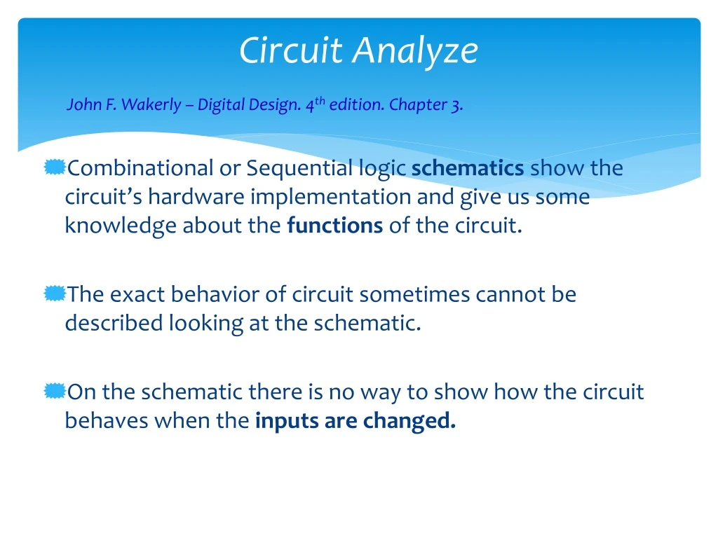 circuit analyze