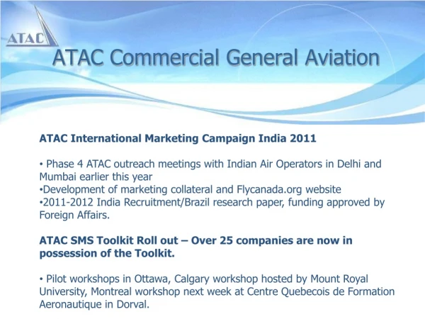 ATAC Commercial General Aviation