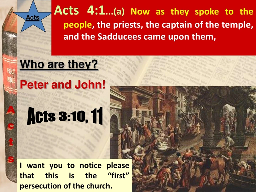 acts 4 1 a now as they spoke to the people