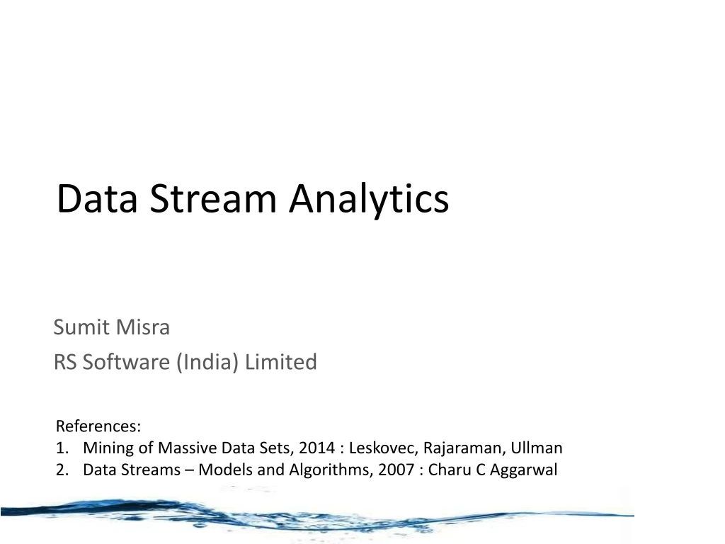 data stream analytics