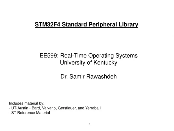 STM32F4 Standard Peripheral Library