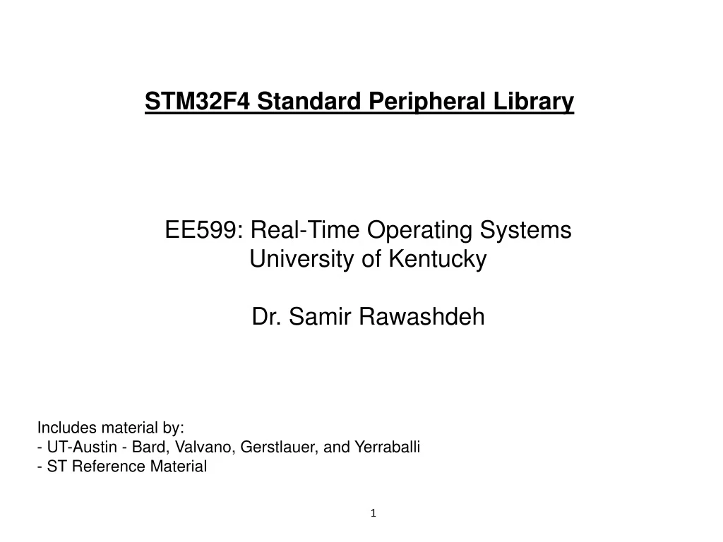 stm32f4 standard peripheral library