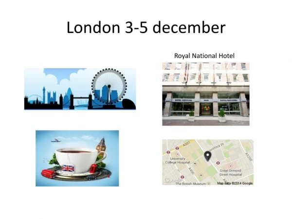 London 3-5 december