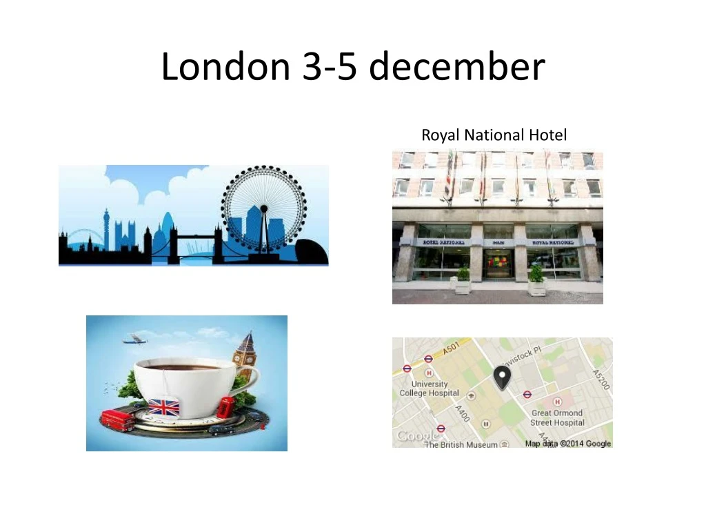 london 3 5 december
