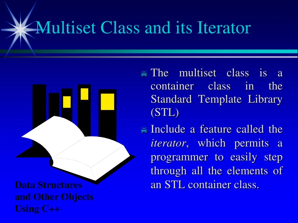 multiset class and its iterator