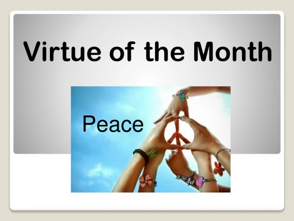 Virtue of the Month