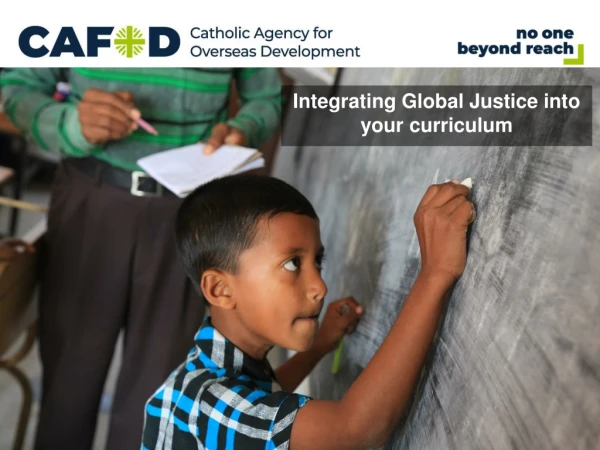 Integrating Global Justice into your curriculum