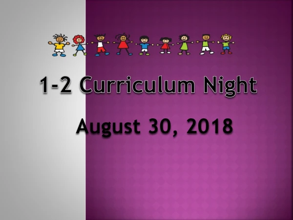 1-2 Curriculum Night