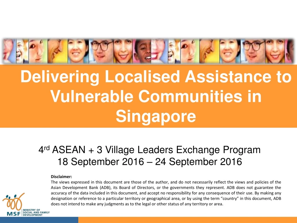 delivering localised assistance to vulnerable