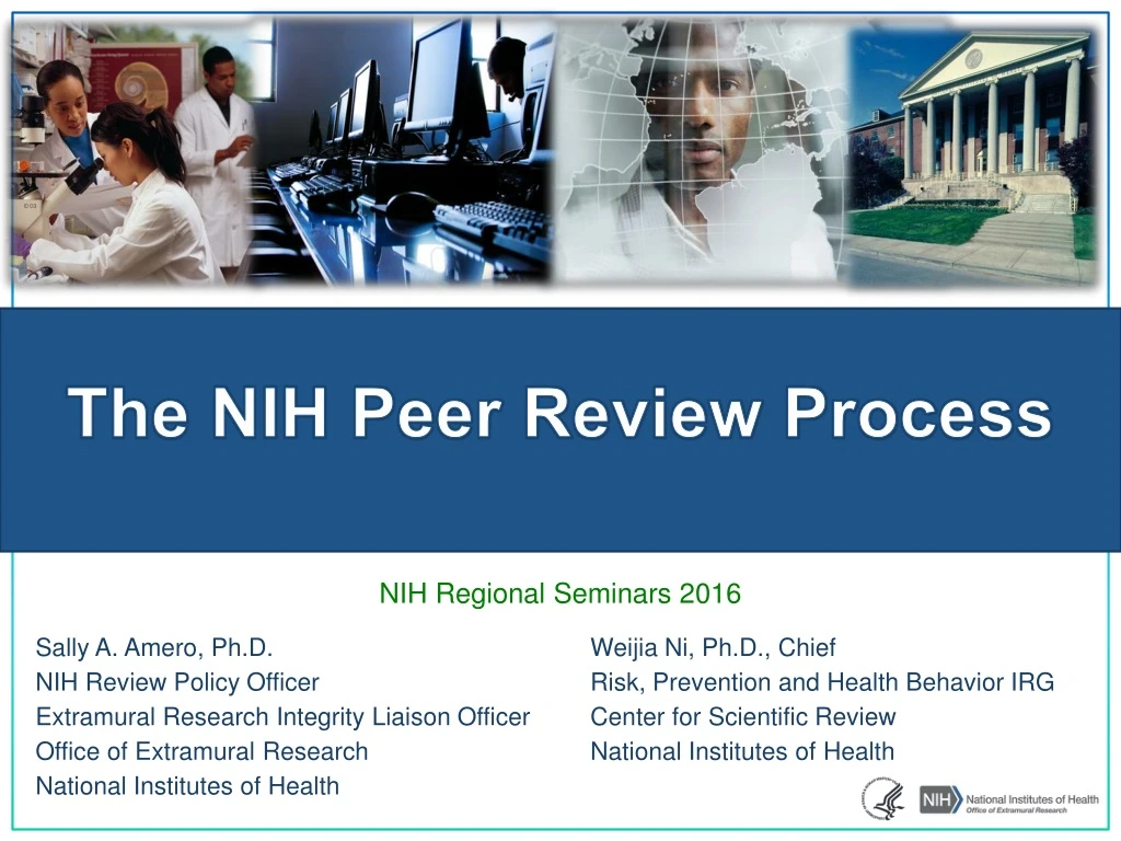 the nih peer review process