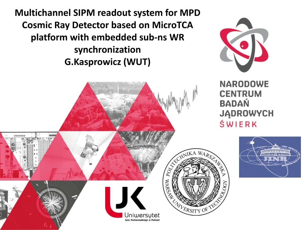 multichannel sipm readout system for mpd cosmic