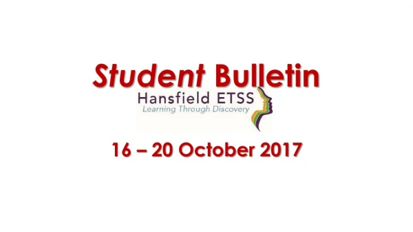 Student Bulletin
