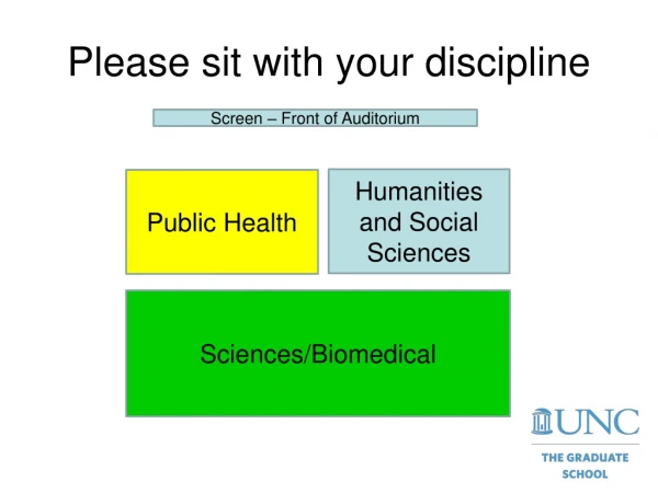 Please sit with your discipline