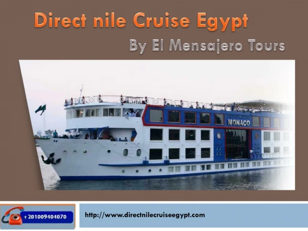 Direct nile Cruise Egypt