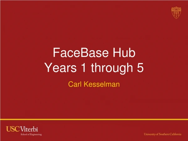 FaceBase Hub Years 1 through 5
