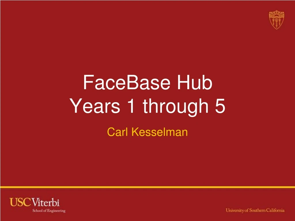 facebase hub years 1 through 5