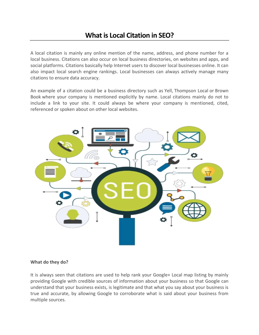what is local citation in seo