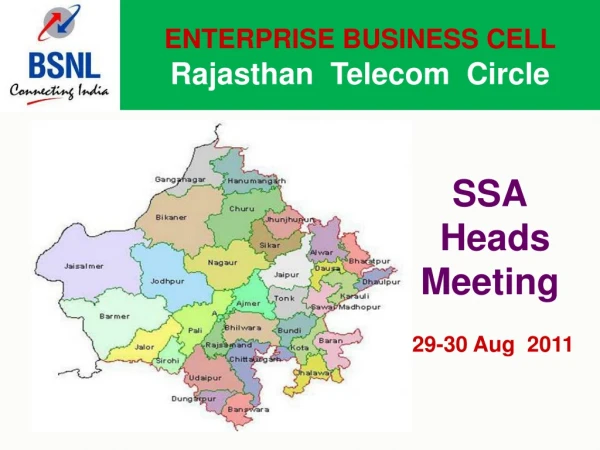 ENTERPRISE BUSINESS CELL Rajasthan Telecom Circle