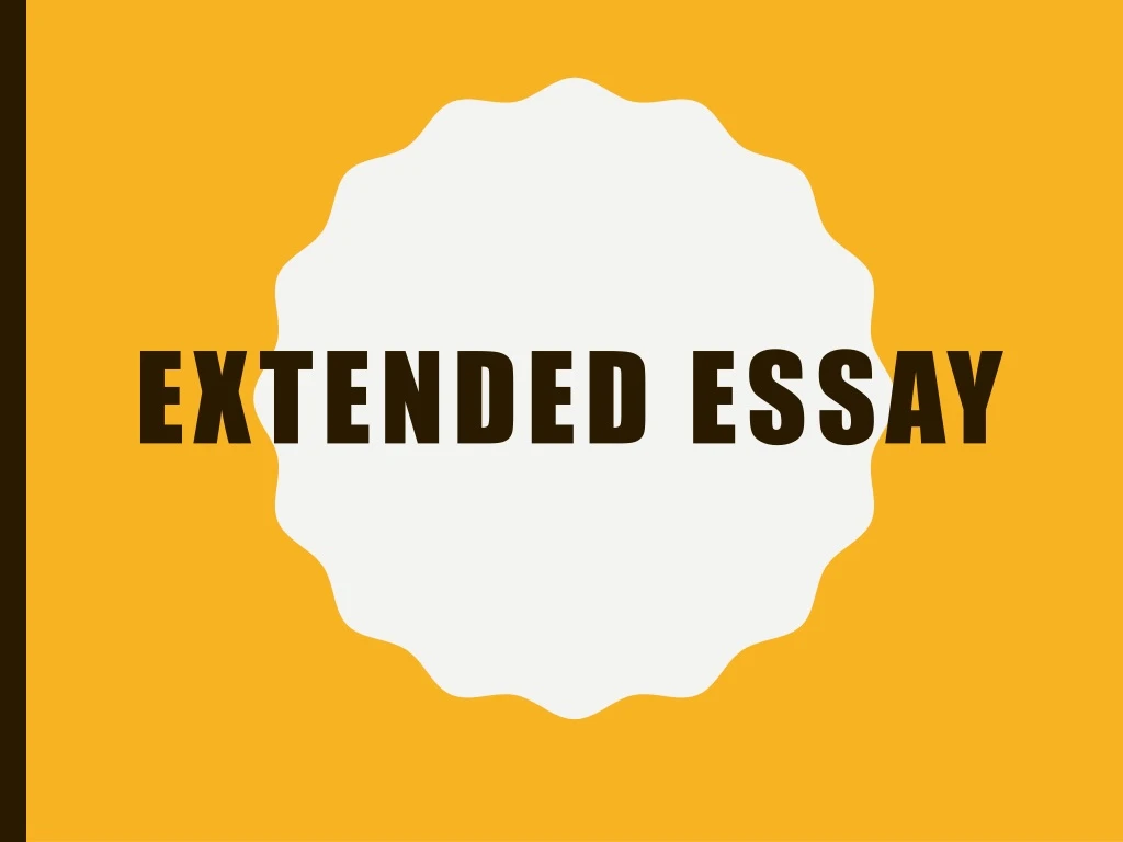 extended essay