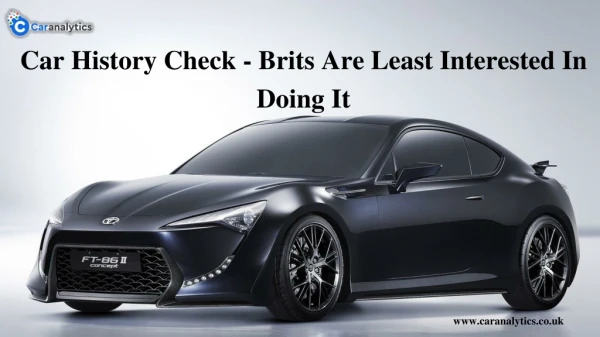 car history check brits are least interested