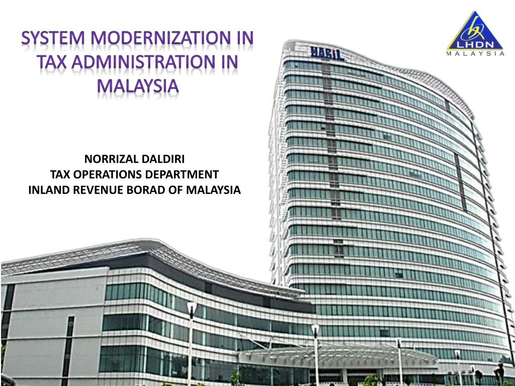 system modernization in tax administration