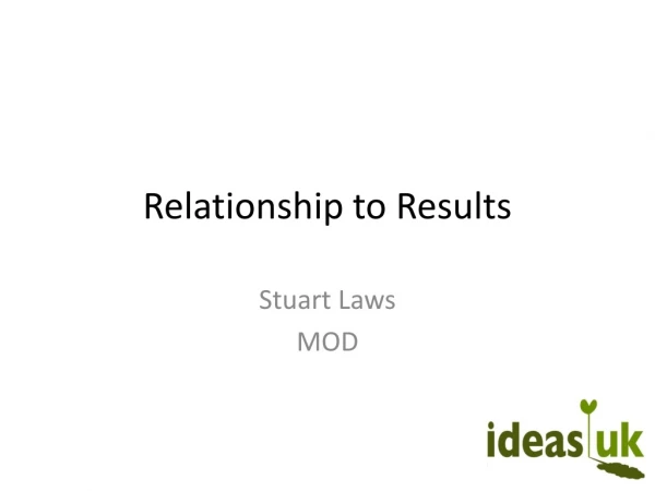 Relationship to Results