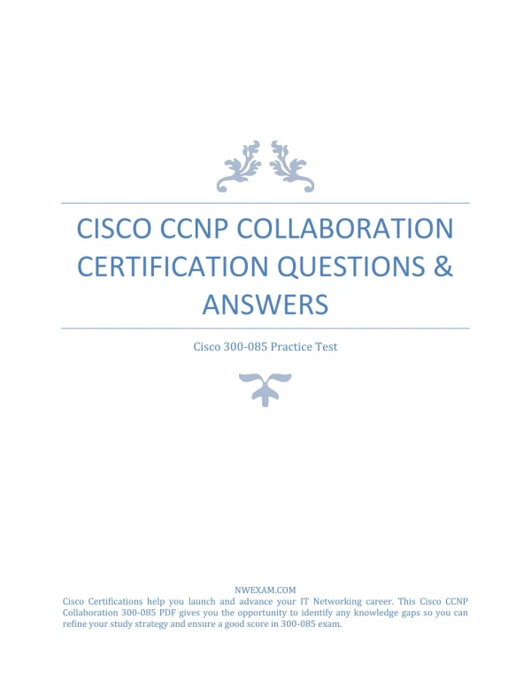 cisco ccnp collaboration certification questions