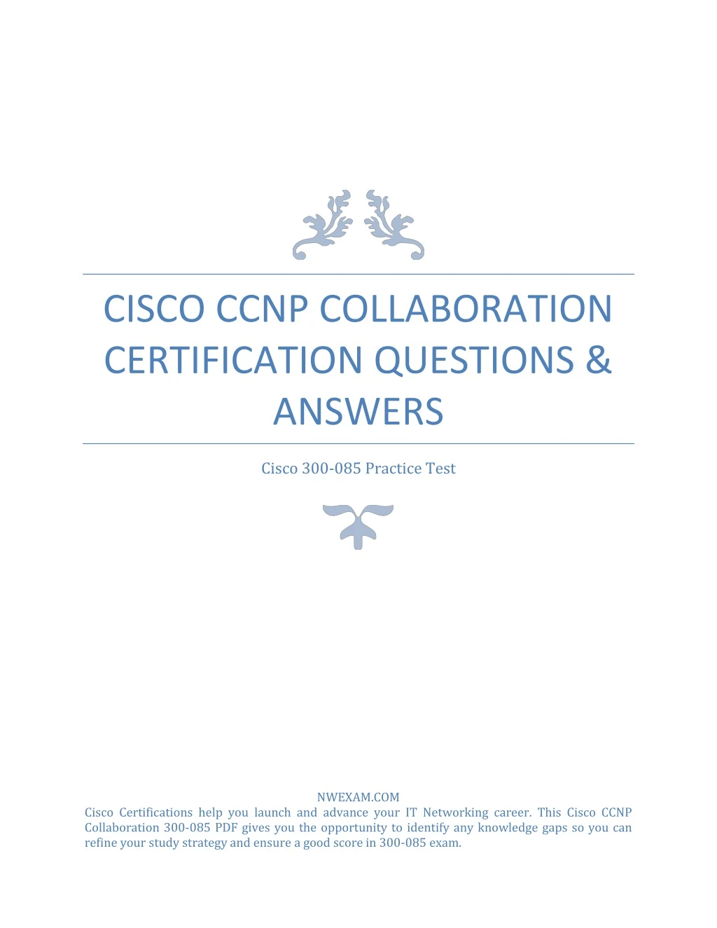 cisco ccnp collaboration certification questions