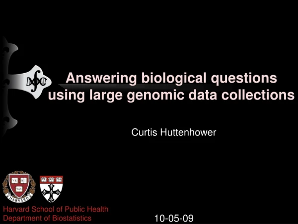 Answering biological questions using large genomic data collections