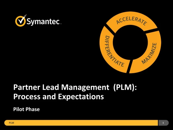 Partner Lead Management (PLM): Process and Expectations