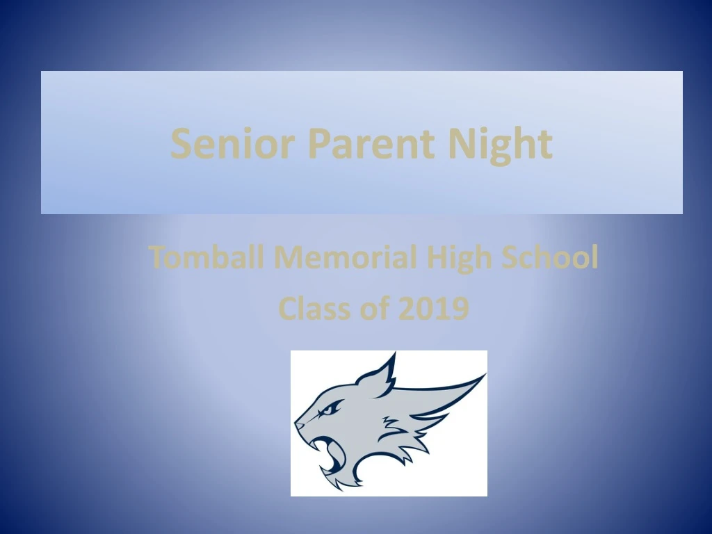 senior parent night