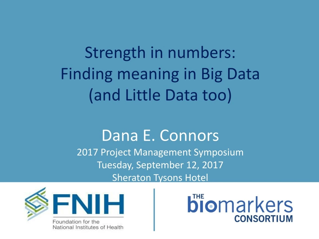 strength in numbers finding meaning in big data