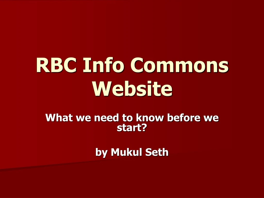 rbc info commons website