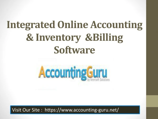 Integrated Online Accounting &amp; Inventory &amp;Billing Software