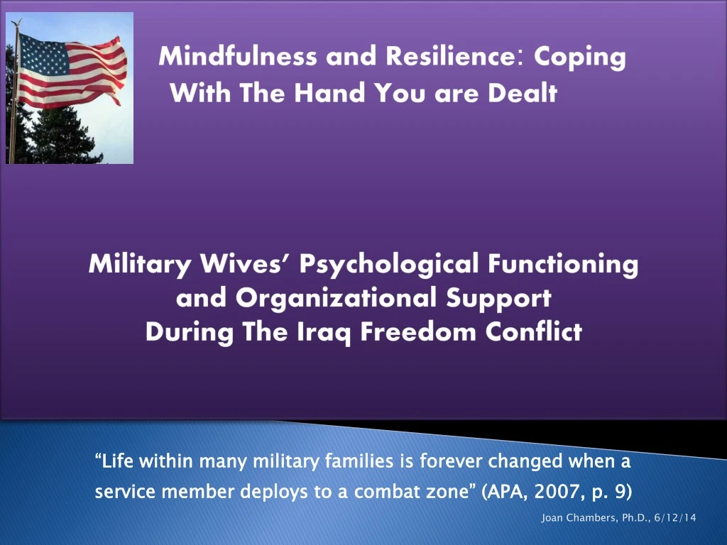 mindfulness and resilience coping with the hand