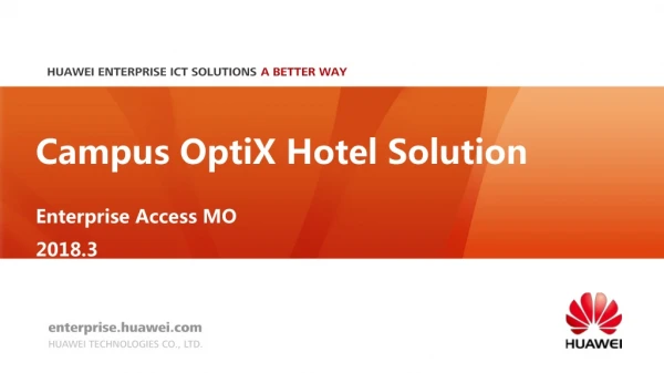 Campus OptiX Hotel Solution