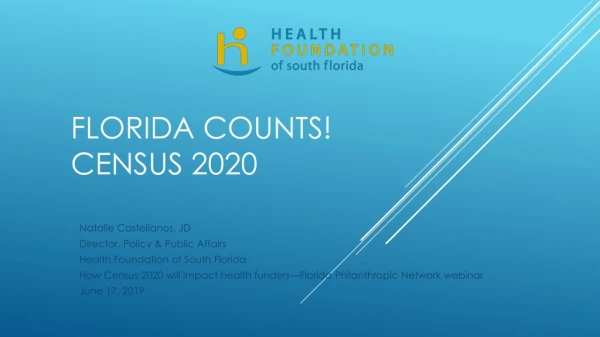 Florida counts! Census 2020