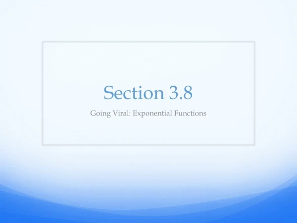 Section 3.8