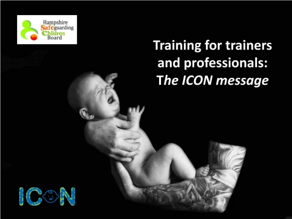 Training for trainers and professionals: T he ICON message