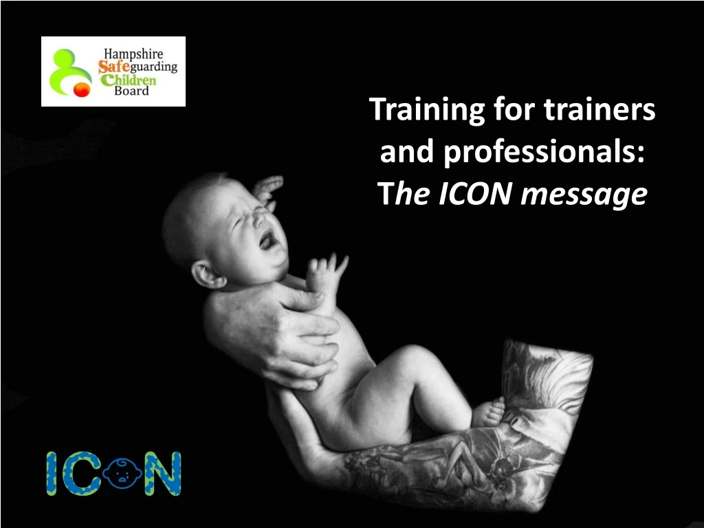 training for trainers and professionals t he icon message