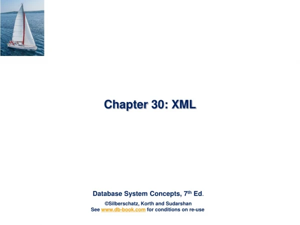 Chapter 30 : XML