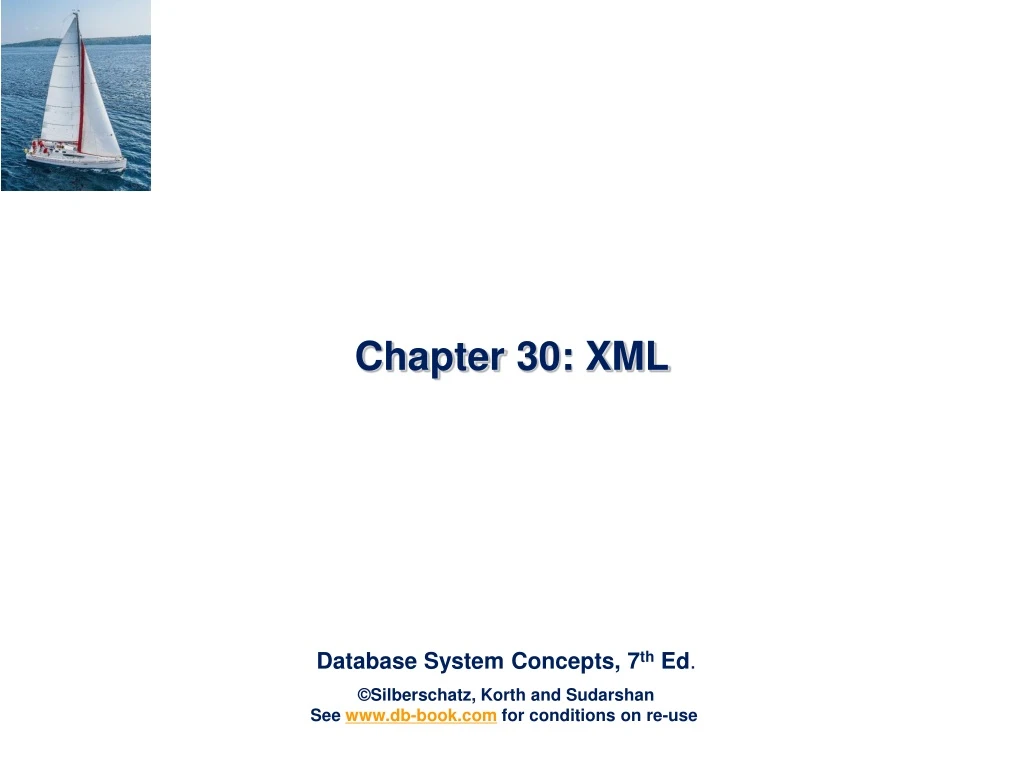 chapter 30 xml