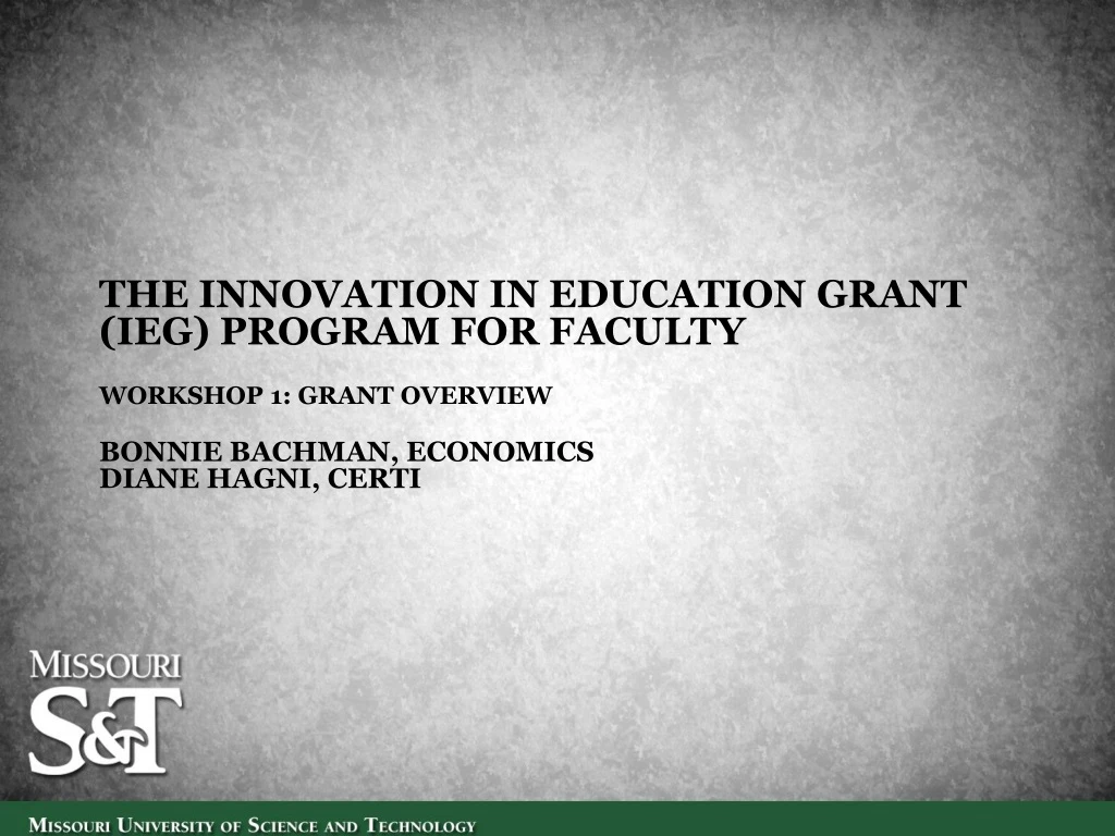 the innovation in education grant ieg program