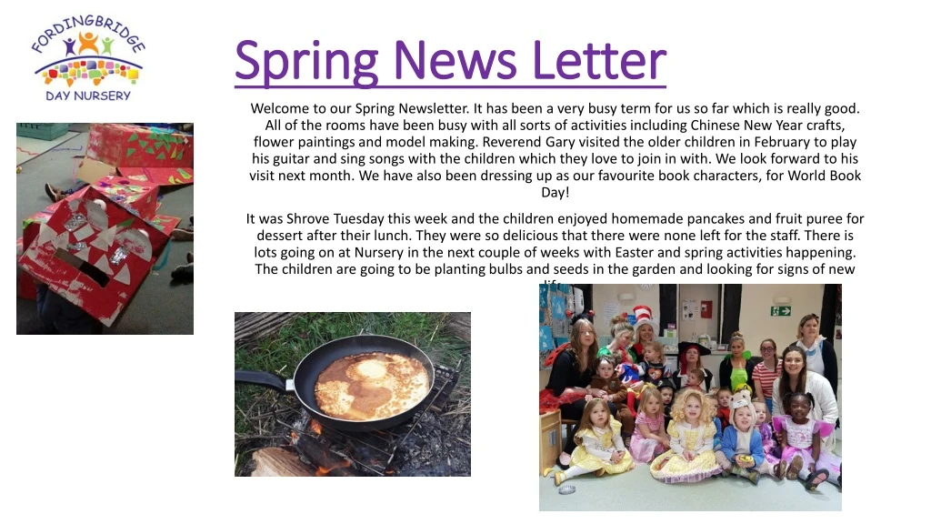 spring news letter