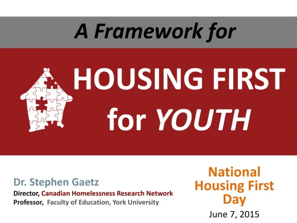 HOUSING FIRST for YOUTH