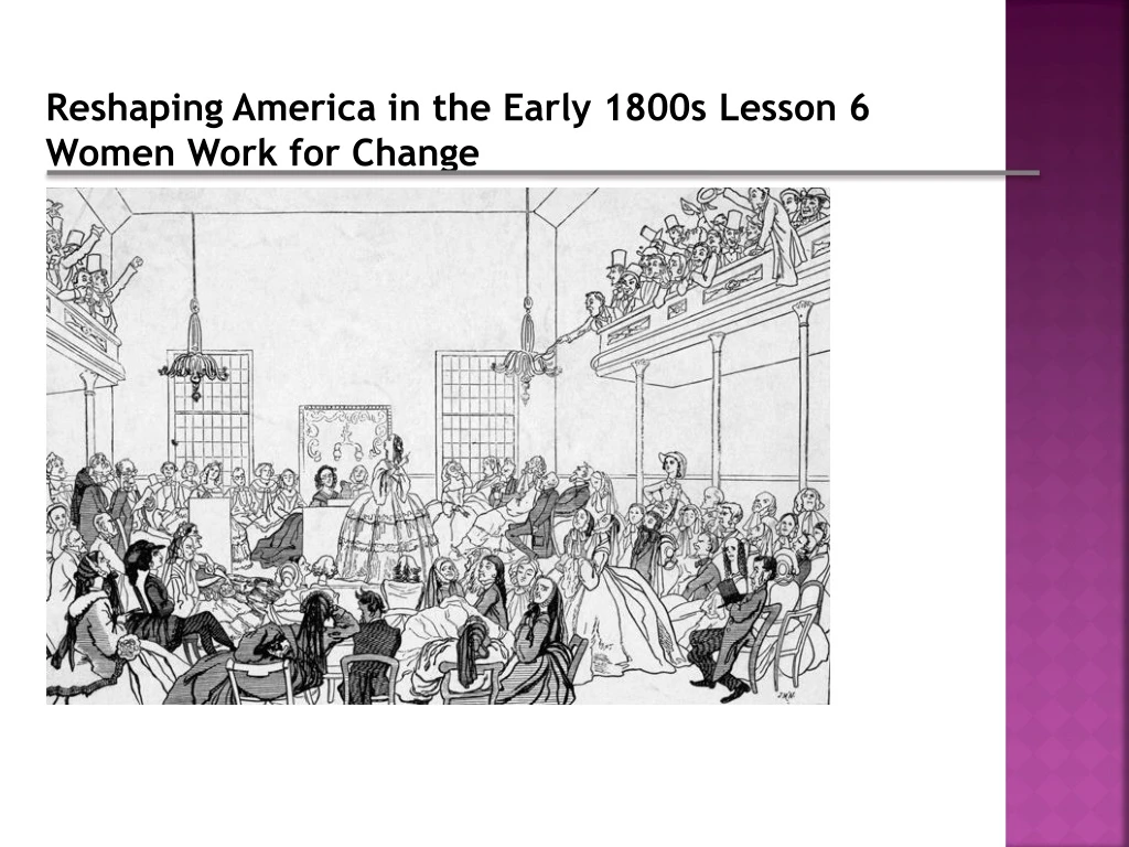reshaping america in the early 1800s lesson