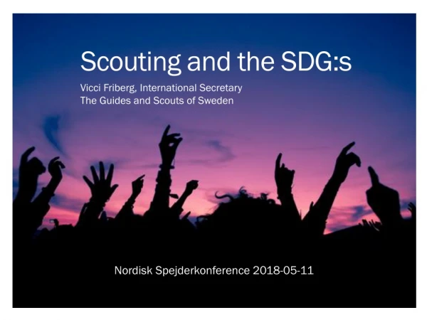 Scouting and the SDG:s
