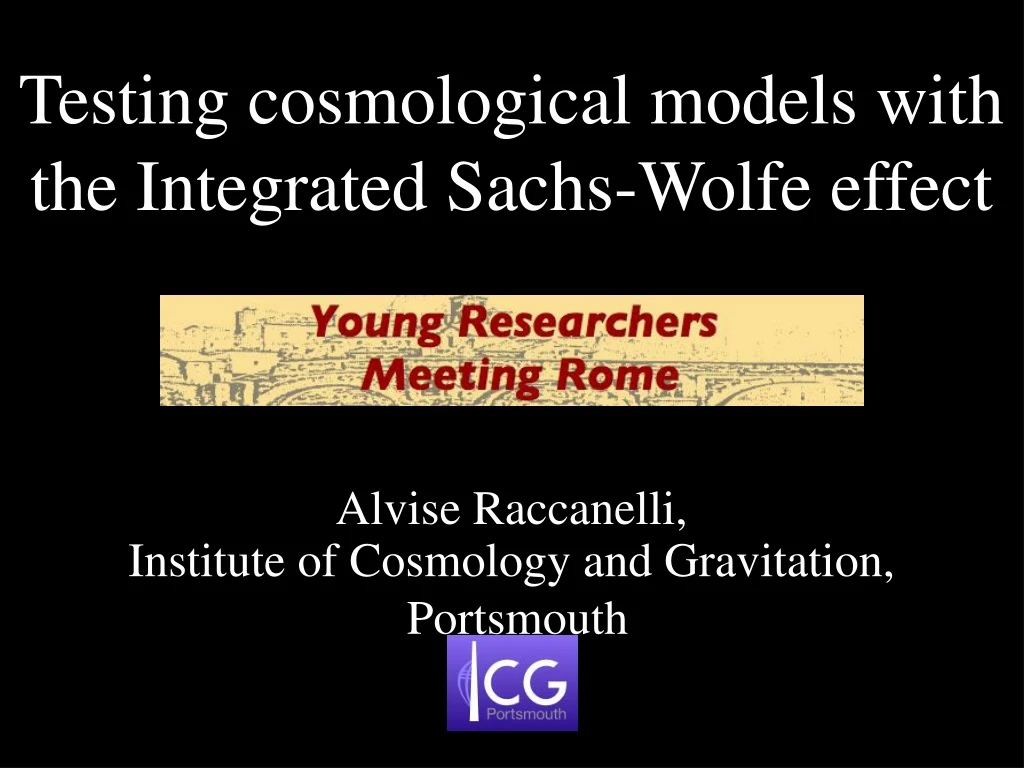 testing cosmological models with the integrated