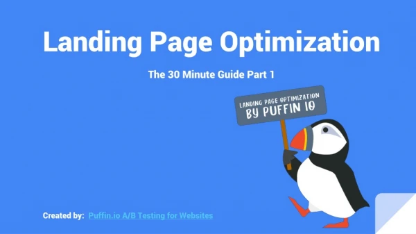 Created by: Puffin.io A/B Testing for Websites
